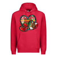 Cardinal mexican hearts Premium Hoodie - Zillion Design Studio