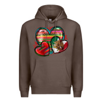 Coffee mexican hearts Premium Hoodie - Zillion Design Studio