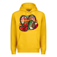 Lemon mexican hearts Premium Hoodie - Zillion Design Studio