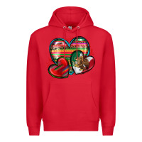 Red mexican hearts Premium Hoodie - Zillion Design Studio