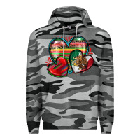Slate Camo mexican hearts Premium Hoodie - Zillion Design Studio