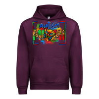 Mauve Wine autism mimi Urban Hoodie - Zillion Design Studio