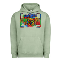 Pigment Oil Green autism mimi Urban Hoodie - Zillion Design Studio