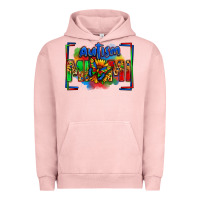 Pigment Salmon autism mimi Urban Hoodie - Zillion Design Studio