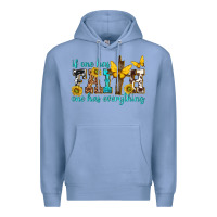 Colony Blue if one has faith one has everything Premium Hoodie - texasbilliewilder