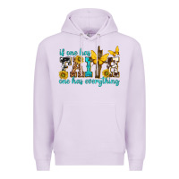Lilac if one has faith one has everything Premium Hoodie - texasbilliewilder