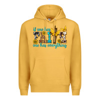 Mustard if one has faith one has everything Premium Hoodie - texasbilliewilder