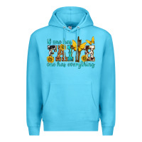 Ocean Blue if one has faith one has everything Premium Hoodie - texasbilliewilder