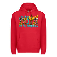 Red if one has faith one has everything Premium Hoodie - texasbilliewilder