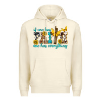 Sandshell if one has faith one has everything Premium Hoodie - texasbilliewilder