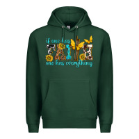 Sports Green if one has faith one has everything Premium Hoodie - texasbilliewilder