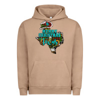Pigment Burro Merry Christmas Texas Map Urban Hoodie - RanaPortraitStore