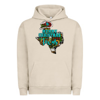 Pigment French Oak Merry Christmas Texas Map Urban Hoodie - RanaPortraitStore