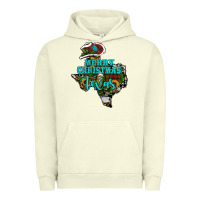 Pigment Pistachio Merry Christmas Texas Map Urban Hoodie - RanaPortraitStore