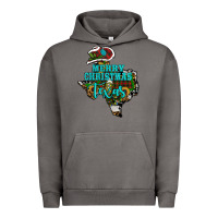 Pigment Tornado Merry Christmas Texas Map Urban Hoodie - RanaPortraitStore