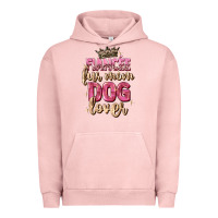 Pigment Salmon fiancée fur mom dog lover Urban Hoodie - Zillion Design Studio