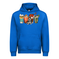 Cobalt alaskan husky dog coffee cups Urban Hoodie - texasbilliewilder