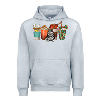 Heather Grey alaskan husky dog coffee cups Urban Hoodie - texasbilliewilder