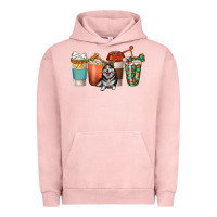 Pigment Salmon alaskan husky dog coffee cups Urban Hoodie - texasbilliewilder