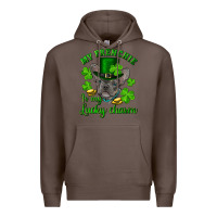 Coffee st.patrick's day my french bulldog is my lucky charm Premium Hoodie - RanaPortraitStore