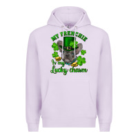 Lilac st.patrick's day my french bulldog is my lucky charm Premium Hoodie - RanaPortraitStore