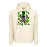 Tofu st.patrick's day my french bulldog is my lucky charm Premium Hoodie - RanaPortraitStore