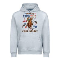 Heather Grey american cowboy wild west free spirit Urban Hoodie - texasbilliewilder