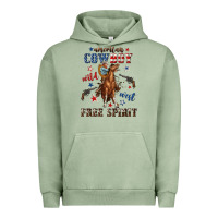 Pigment Oil Green american cowboy wild west free spirit Urban Hoodie - texasbilliewilder