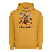Pigment Peanut Butter american cowboy wild west free spirit Urban Hoodie - texasbilliewilder