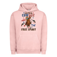 Pigment Salmon american cowboy wild west free spirit Urban Hoodie - texasbilliewilder