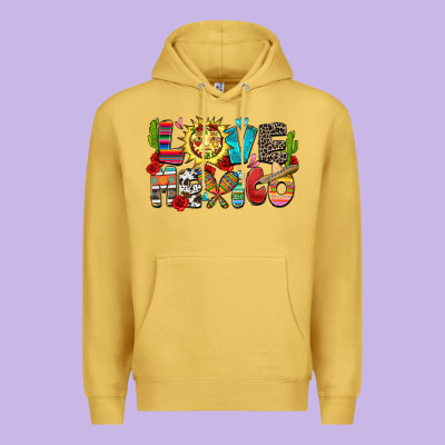 Love Mexico Premium Hoodie Designed By Zillion Design Studio