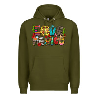 Army Green love mexico Premium Hoodie - Zillion Design Studio