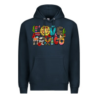 Navy love mexico Premium Hoodie - Zillion Design Studio