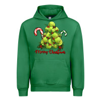 Emerald Merry Christmas Tennis Urban Hoodie - RanaPortraitStore