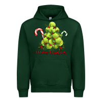 Forest Green Merry Christmas Tennis Urban Hoodie - RanaPortraitStore