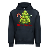 Navy Merry Christmas Tennis Urban Hoodie - RanaPortraitStore