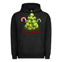 Pigment Black Merry Christmas Tennis Urban Hoodie - RanaPortraitStore