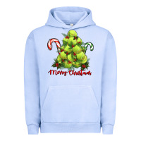 Pigment Grape Ice Merry Christmas Tennis Urban Hoodie - RanaPortraitStore