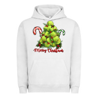 Pigment Lunar Rock Merry Christmas Tennis Urban Hoodie - RanaPortraitStore