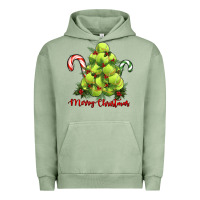 Pigment Oil Green Merry Christmas Tennis Urban Hoodie - RanaPortraitStore