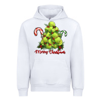 White Merry Christmas Tennis Urban Hoodie - RanaPortraitStore