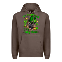 Coffee st.patrick's day my shepherd is my lucky charm Premium Hoodie - RanaPortraitStore