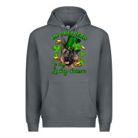 Rock st.patrick's day my shepherd is my lucky charm Premium Hoodie - RanaPortraitStore