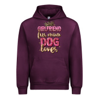 Mauve Wine girlfriend  fur mom dog lover Urban Hoodie - Zillion Design Studio