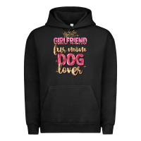 Pigment Black girlfriend  fur mom dog lover Urban Hoodie - Zillion Design Studio