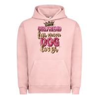Pigment Salmon girlfriend  fur mom dog lover Urban Hoodie - Zillion Design Studio
