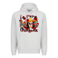 Dove Grey la mama mas chingona Premium Hoodie - Zillion Design Studio