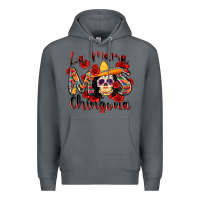 Rock la mama mas chingona Premium Hoodie - Zillion Design Studio