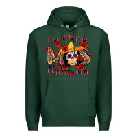 Sports Green la mama mas chingona Premium Hoodie - Zillion Design Studio