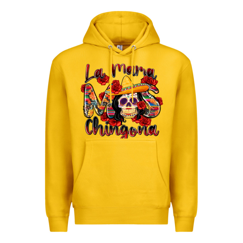 La Mama Mas Chingona Premium Hoodie by Zillion Design Studio | Teevron